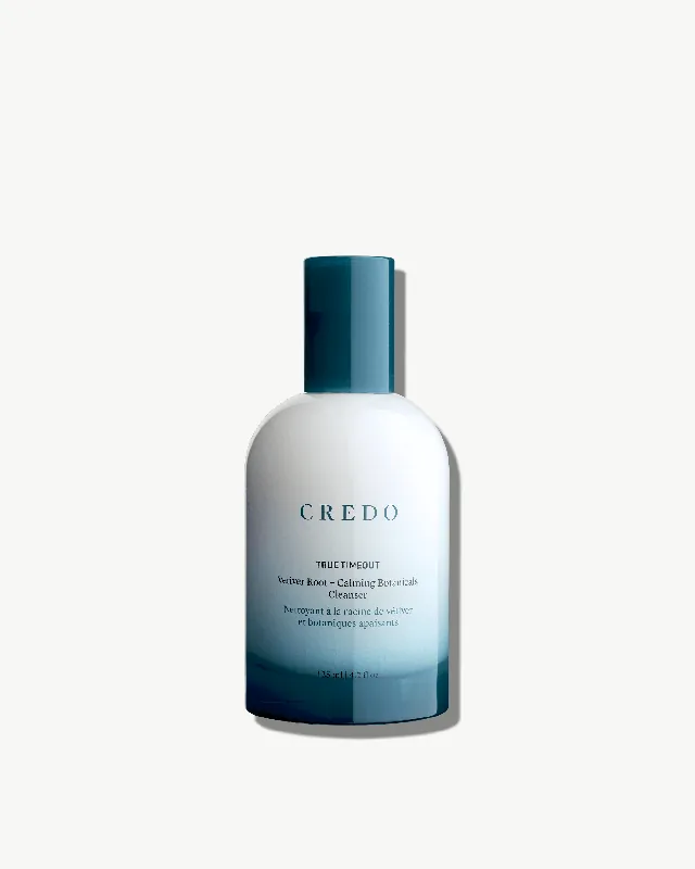 True Timeout Vetiver Root + Calming Botanicals Cleanser for Sensitive Skin - Credo Skincare