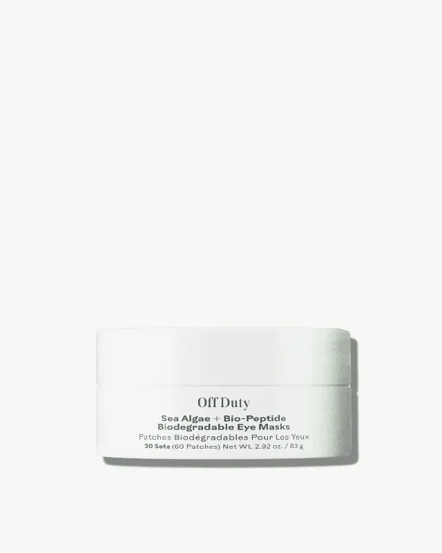 OffDuty™ Sea Algae + Bio-Peptide Smoothing Biodegradable Eye Masks