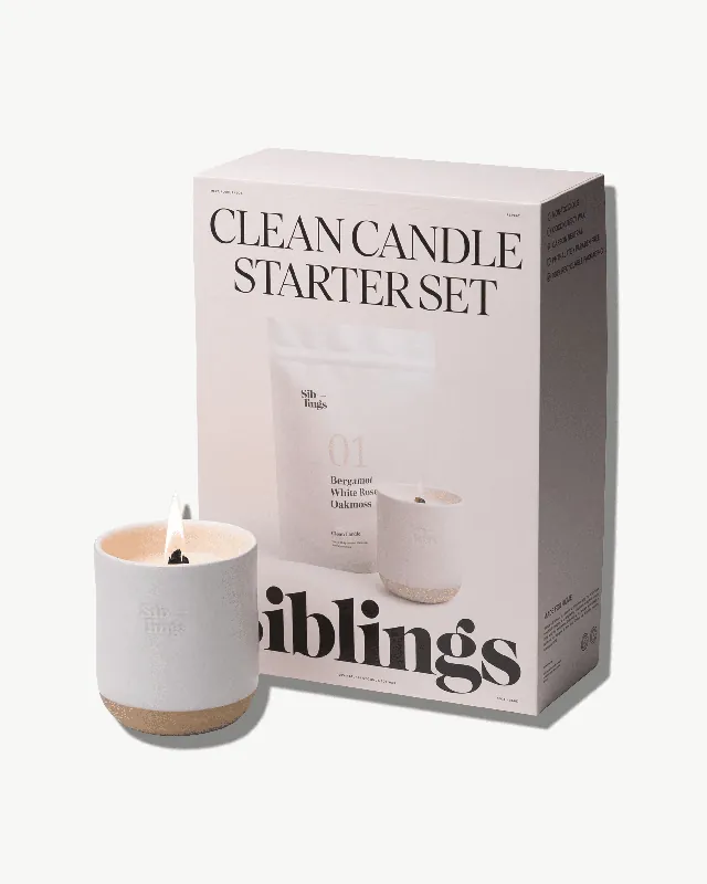 Clean Candle Starter Set - Siblings