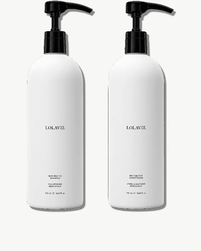 LolaVie Jumbo Restorative Haircare Duo
