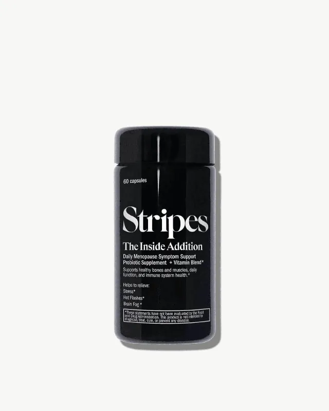 The Inside Addition: Daily Menopause Probiotic Supplement + Vitamin Blend - Stripes Beauty