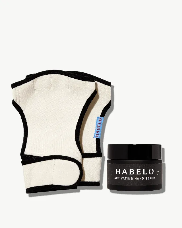 Power Pair: Activating Hand Serum + Treatment Boosting Gloves - Habelo Beauty