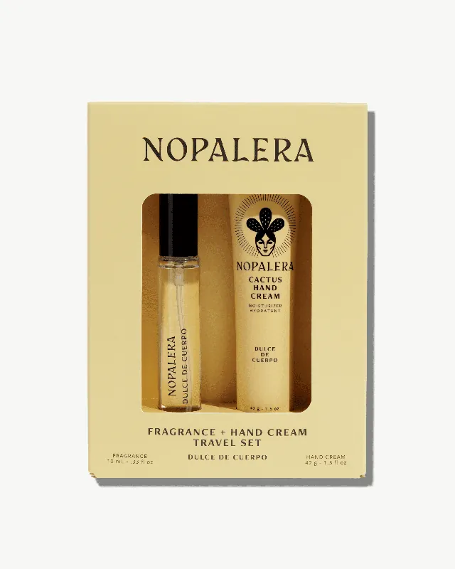 Dulce De Cuerpo Fragrance & Hand Cream Travel Set - Nopalera