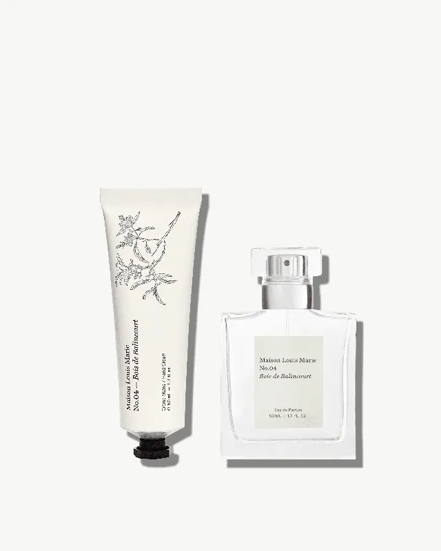 No.04 Bois de Balincourt Eau de Parfum & No.04 Bois de Balincourt Hand Cream Bundle - Maison Louis Marie