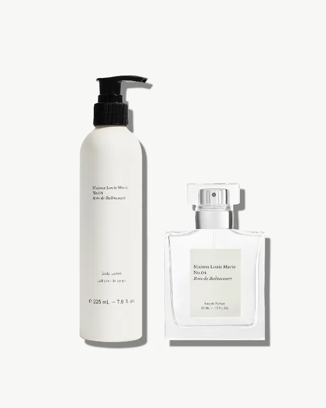 No.04 Bois de Balincourt Eau de Parfum & No.04 Bois de Balincourt Body Lotion Bundle - Maison Louis Marie