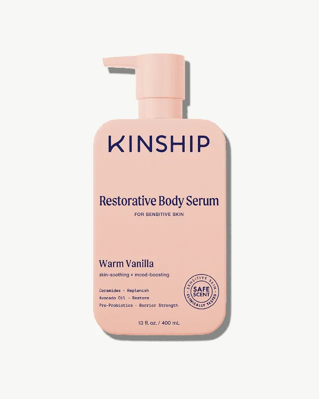 Restorative Body Serum for Dry & Sensitive Skin (Warm Vanilla) - Kinship