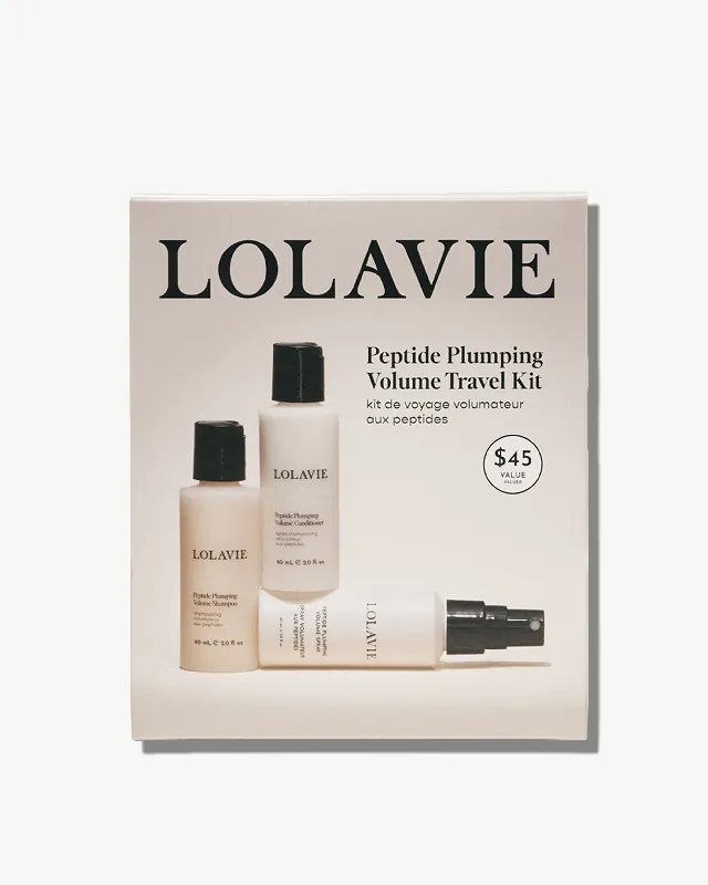 Peptide Plumping Volume Travel Kit - LolaVie