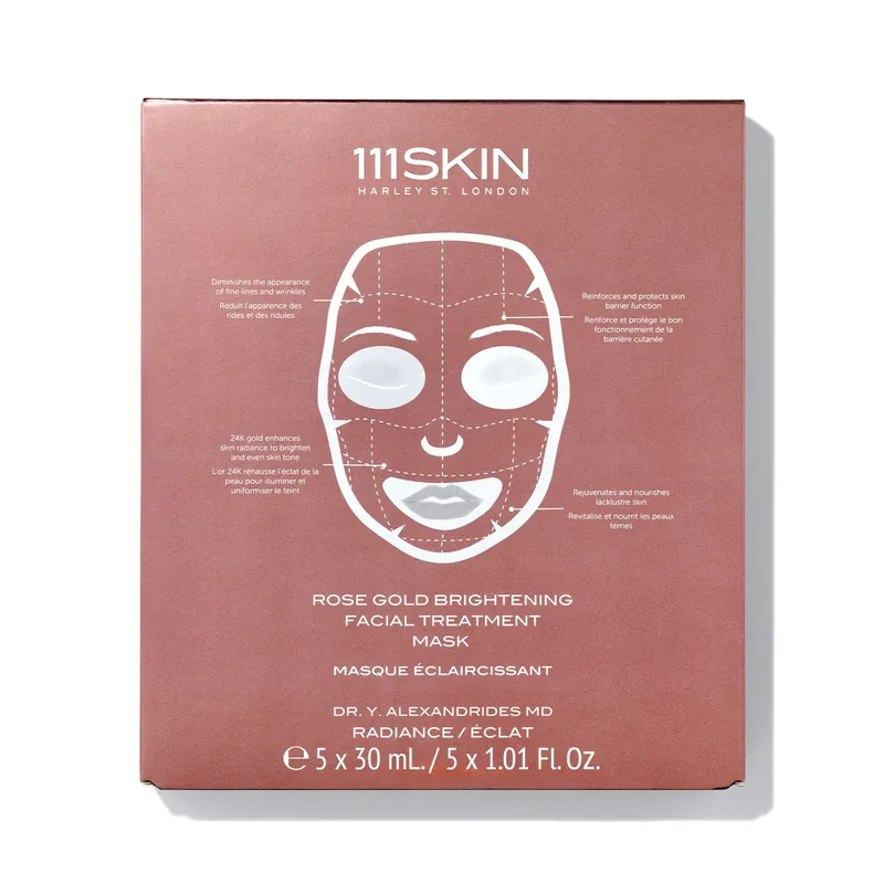 Rose Gold Brightening Facial Treatment Mask - 111skin