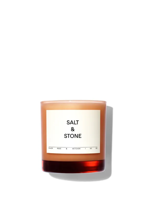 Black Rose & Oud Candle - Salt & Stone