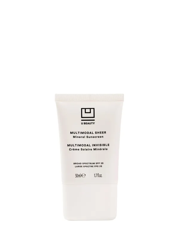 Multimodal Sheer Mineral Sunscreen SPF 25 - U Beauty
