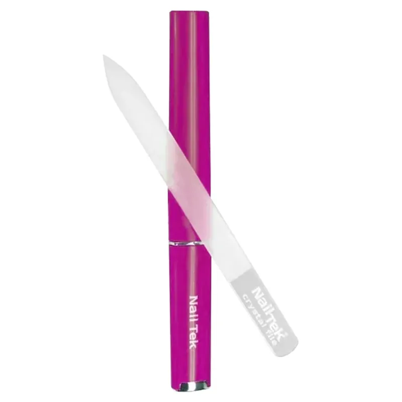 Nail Tek Crystal File with Fuschia Companion Case 5inches