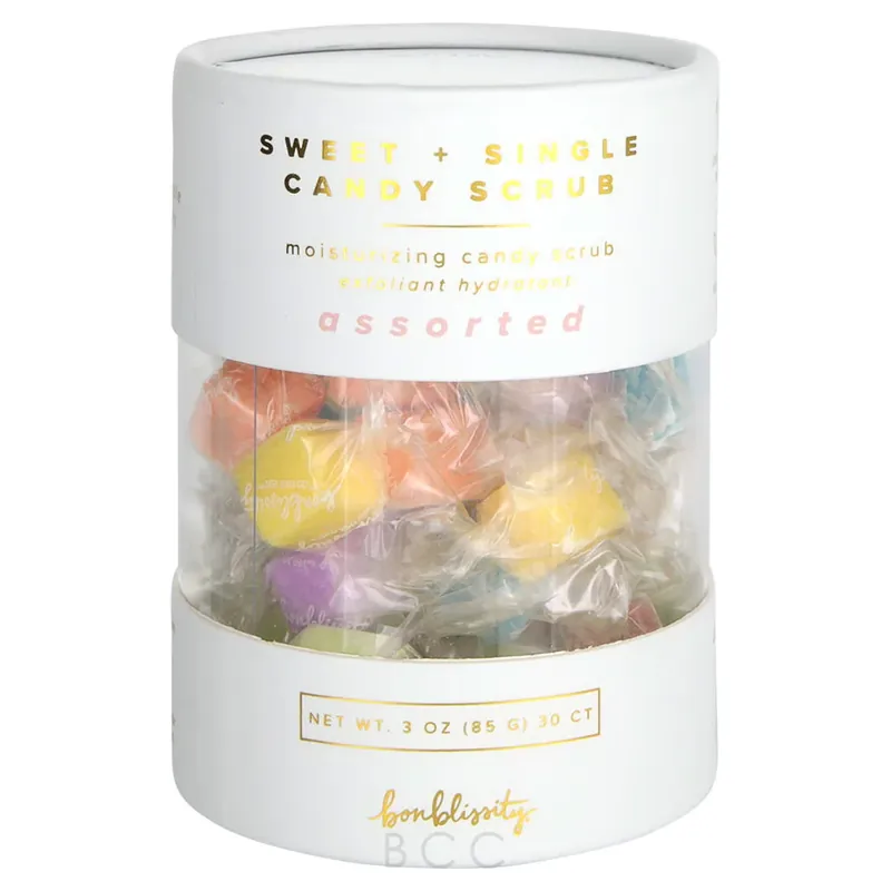 Bonblissity Sweet+Single Moisturizing Candy Scrub Assorted Scents 30piece