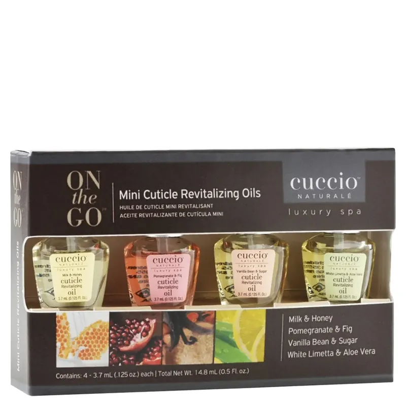 Cuccio Naturale Mini Cuticle Revitalizing Oils 4piece