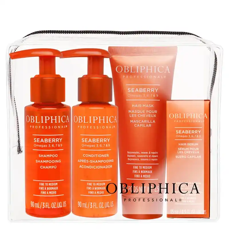 Obliphica Seaberry Travel Kit - Fine to Medium 4piece