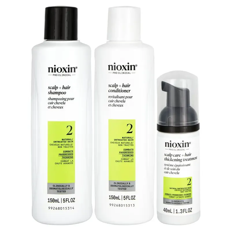 Nioxin Pro Clinical System 2 Introductory Kit 3piece