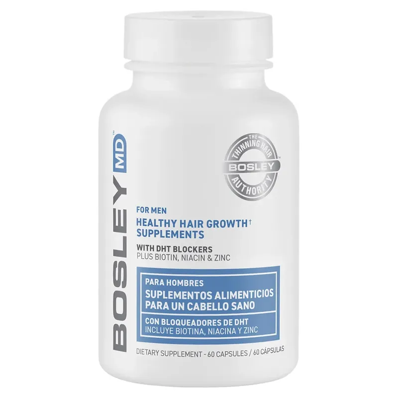 BosleyMD Healthy Hair Supplements for Men 60capsules