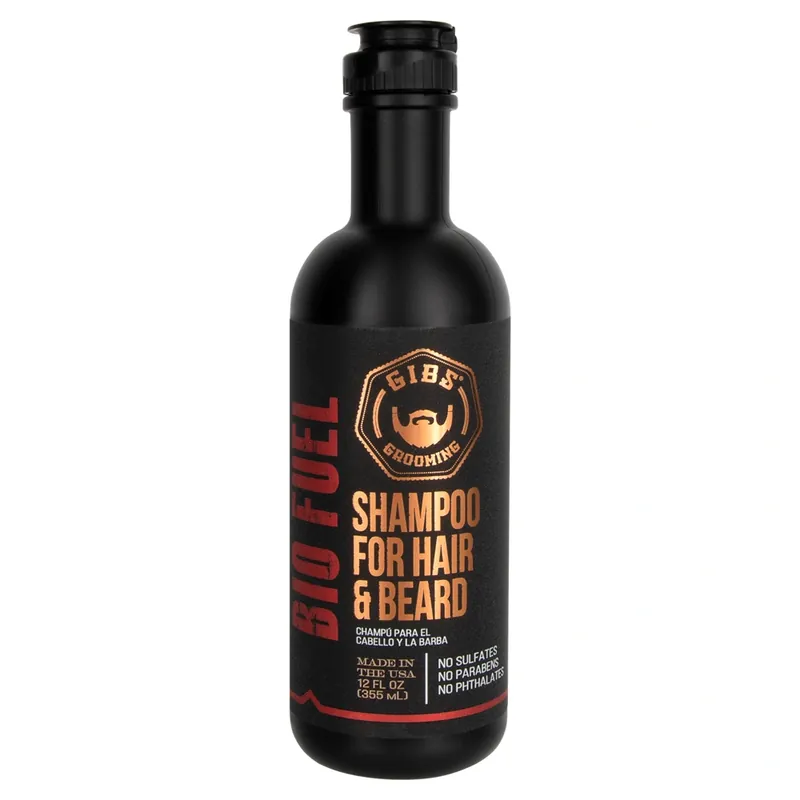 GIBS Grooming Bio Fuel Shampoo for Hair & Beard