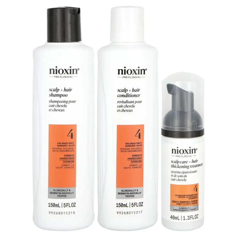 Nioxin Pro Clinical System 4 Introductory Kit 3piece