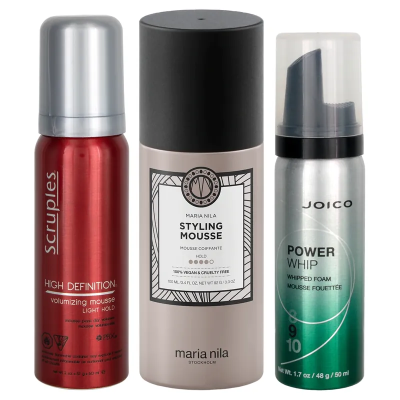 BCC Exclusive High Holding Mousse Sampler Trio Travel Sized 3piece