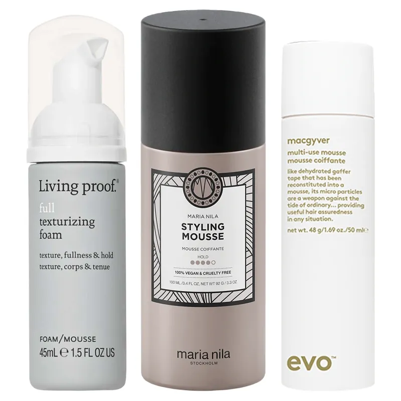 BCC Exclusive Styling/Light Hold Mousse Sampler Trio Travel Sized 3piece