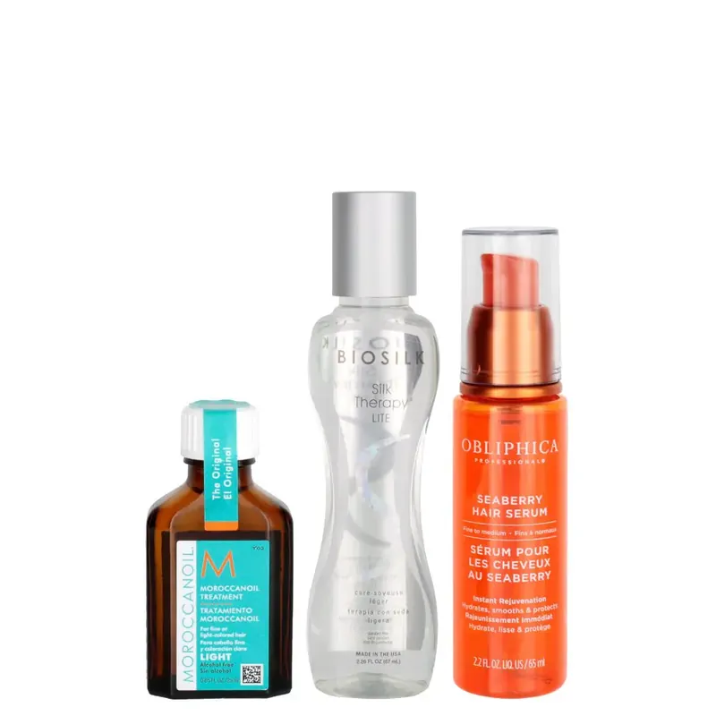 BCC Exclusive Hair Oil - Fine-Medium Sampler Trio Travel Sized 3piece