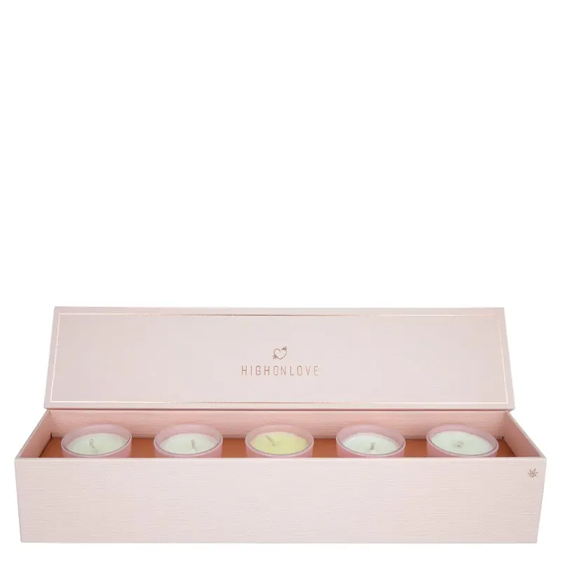 High On Love Mini Sensual Massage Candles Collection 5piece