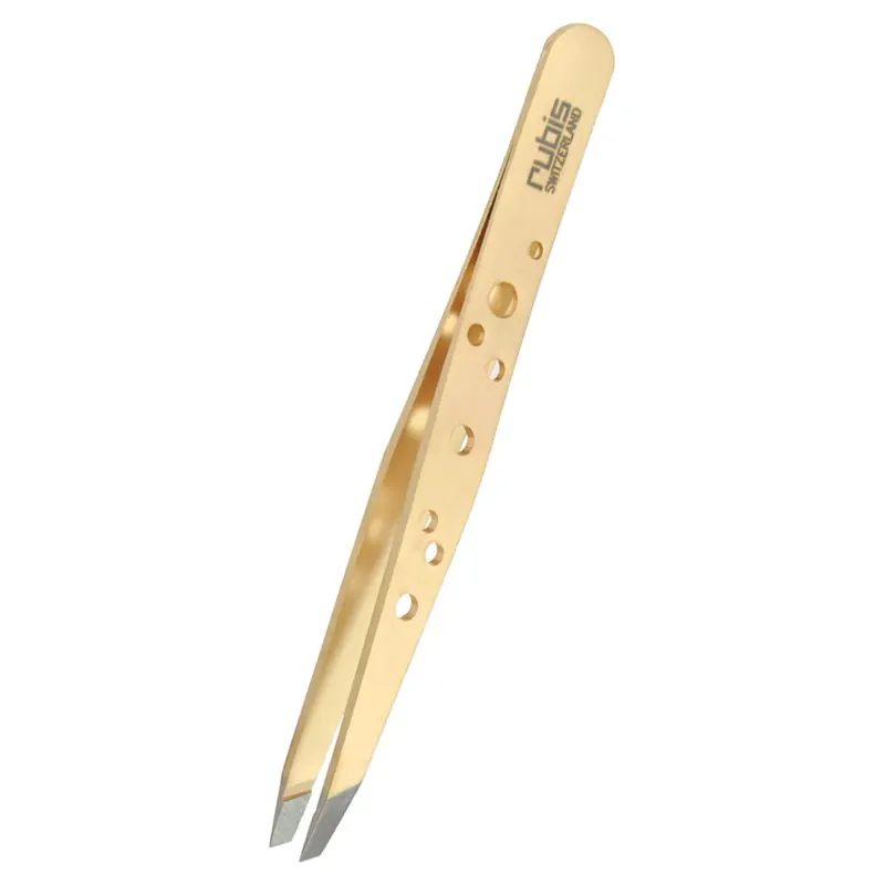 Rubis Switzerland Swiss Tweeze Slanted Tip Tweezers