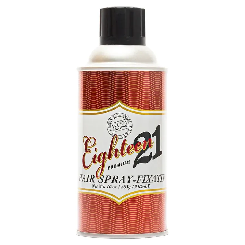 18.21 Man Made Premium Hair Spray-Fixation 10oz