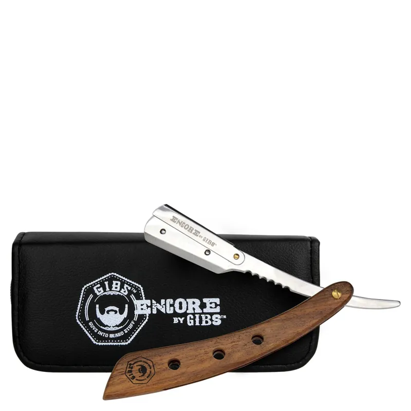 GIBS Grooming Encore Straight Razor 2piece