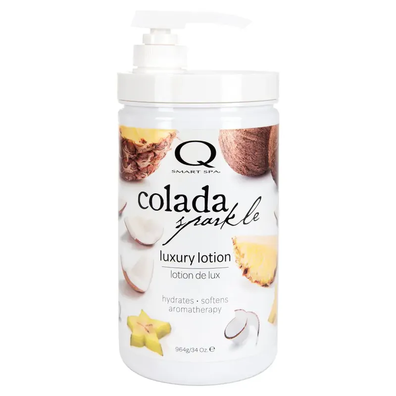 Qtica Smart Spa Colada Sparkle Luxury Lotion 34oz