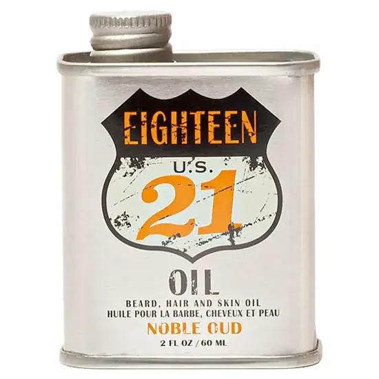 18.21 Man Made Beard, Hair and Skin Oil - Noble Oud 2oz