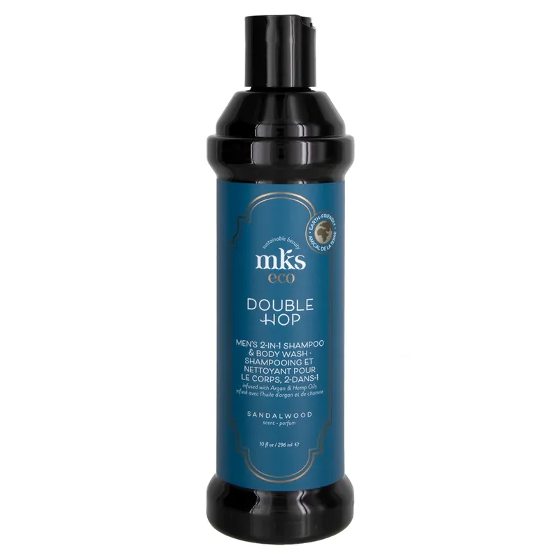 MKS Eco Double Hop Men's 2-in-1 Shampoo & Body Wash 10oz