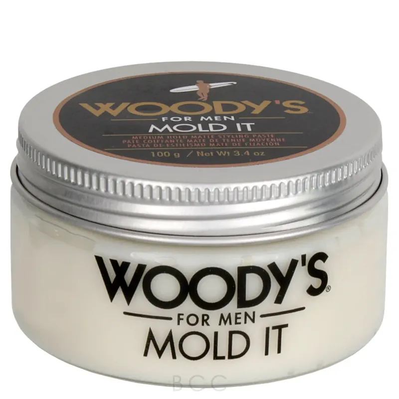 Woodys Mold It - Medium Hold Matte Styling Paste 3.4oz