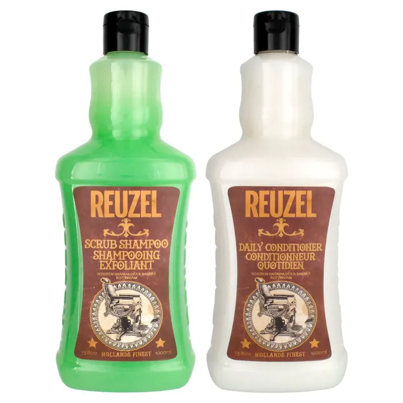 Reuzel Scrub Shampoo & Daily Conditioner Duo 33.8 oz 2piece