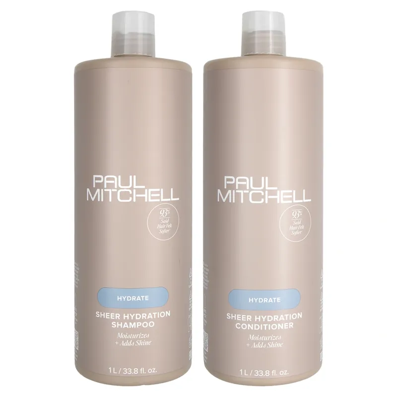 Paul Mitchell Hydrate Sheer Hydration Shampoo & Conditioner Set 33.8 oz 2piece
