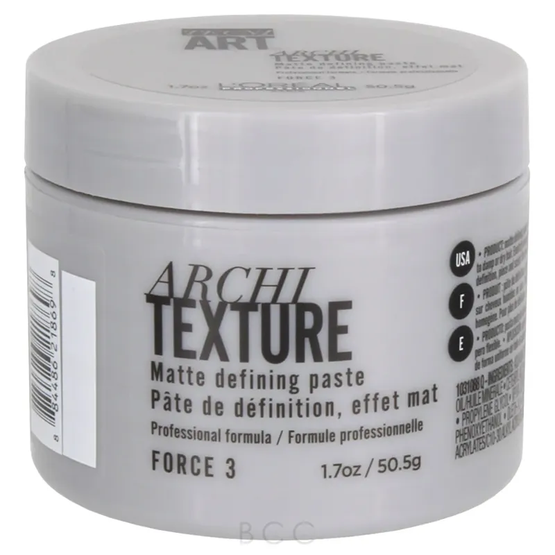 Loreal Professionnel Tecni.ART Architexture Force 3 Matte Defining Paste 1.7oz