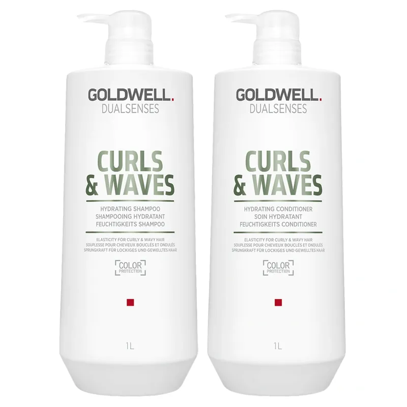 Goldwell Dualsenses Curls & Waves Shampoo & Conditioner Set 33.8 oz 2piece