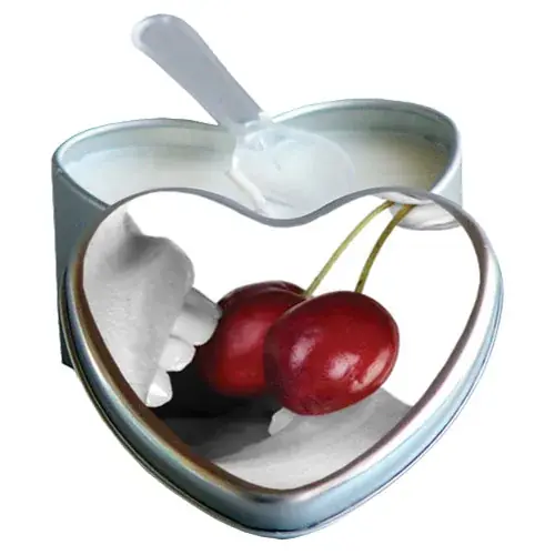 Earthly Body Edible Massage Heart Candles