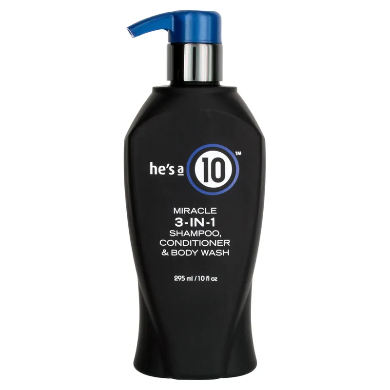 It's A 10 He's A 10 Miracle 3-In-1 Shampoo, Conditioner & Body Wash 10oz