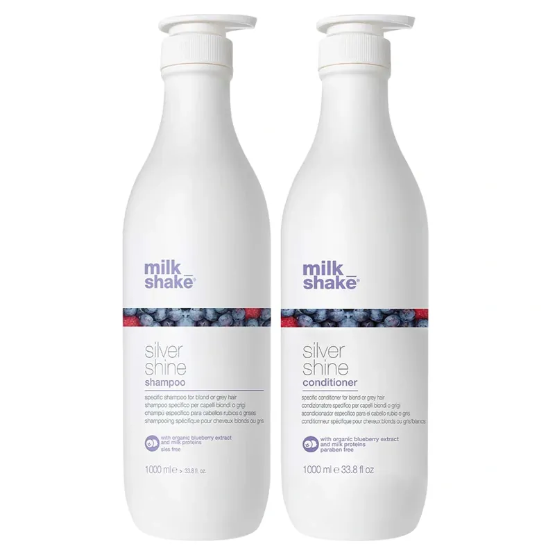 Milk_Shake Silver Shine Shampoo & Conditioner Duo 33.8 oz 2piece