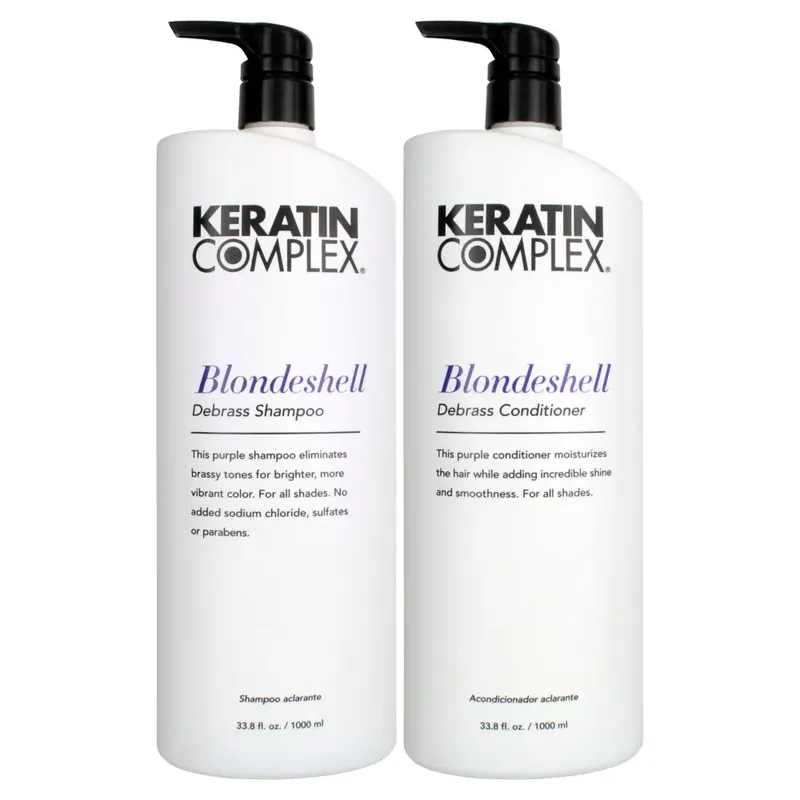 Keratin Complex Blondeshell Debrass Shampoo & Conditioner Duo 33.8 oz 2piece