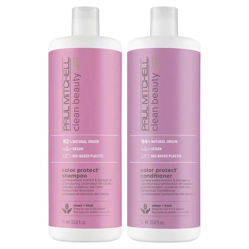 Paul Mitchell Clean Beauty Color Protect Shampoo & Conditioner Duo 33.8 oz 2piece