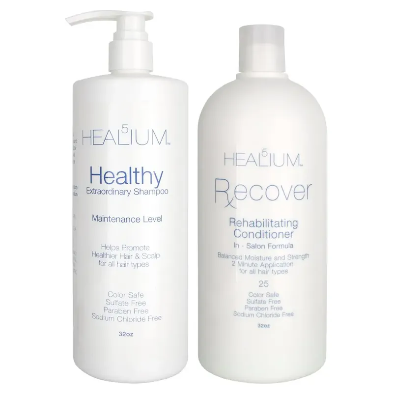 Healium 5 Healthy Daily Maintenance Shampoo & Recover Conditioner Duo 33.8 oz/32 oz 2piece