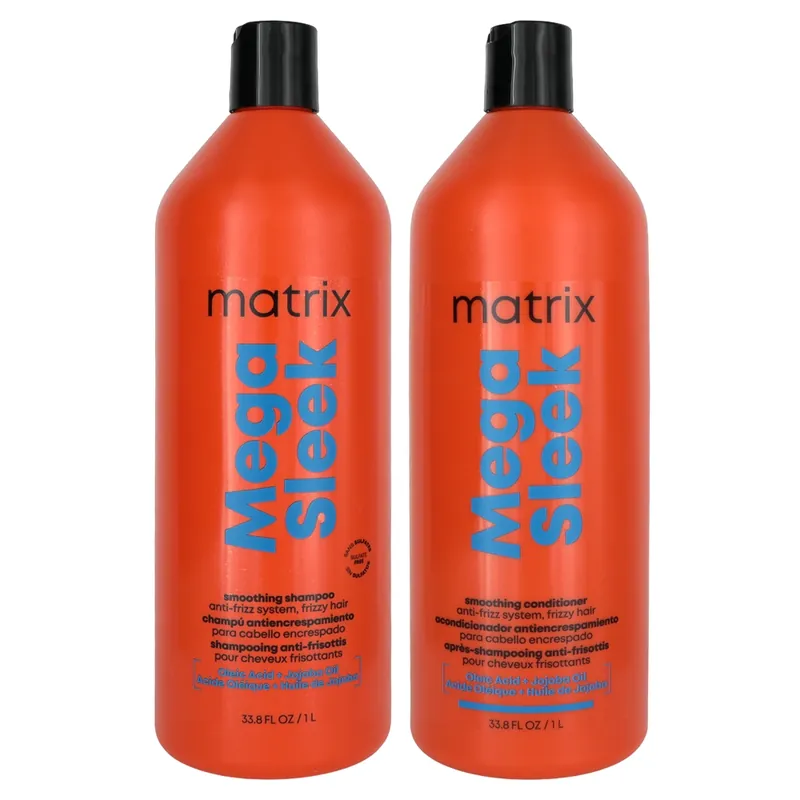 Matrix Mega Sleek Smoothing Shampoo & Conditioner Set 33.8 oz 2piece