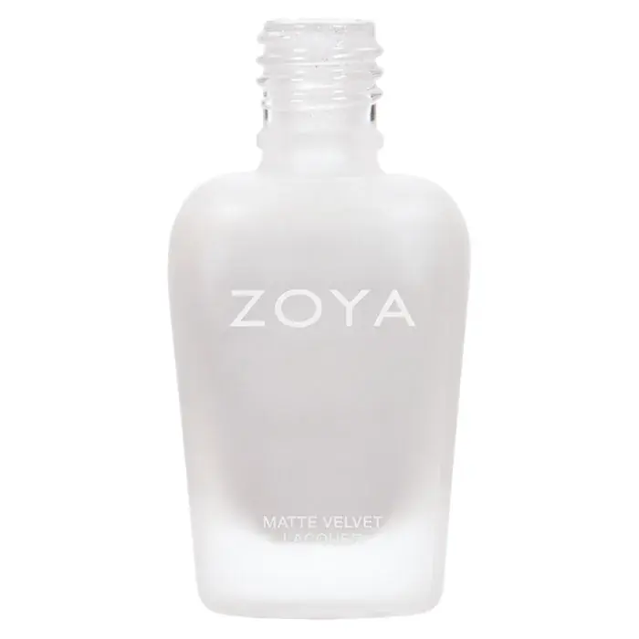 Zoya Matte Velvet - Aspen Sparkling Arctic 0.5oz