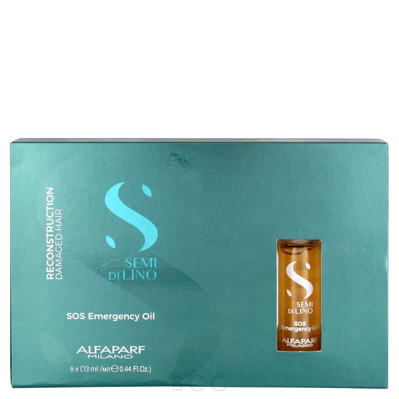 Alfaparf Semi di Lino Reconstruction SOS Emergency Oil 6piece