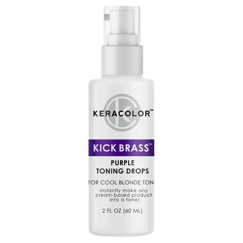 Keracolor Kick Brass Purple Toning Drops 2oz