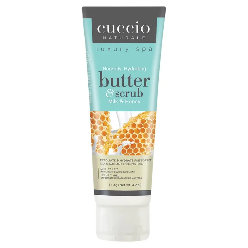 Cuccio Naturale Butter & Scrub Milk & Honey 4oz