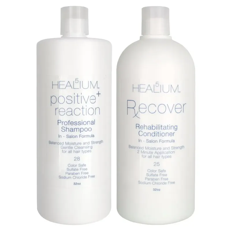 Healium 5 Positive Reaction Shampoo & Recover Conditioner Duo 33.8 oz/32 oz 2piece