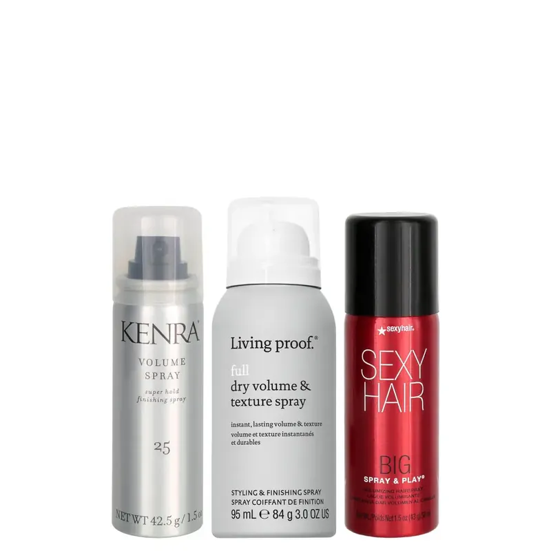 BCC Exclusive Volumizing Hairspray Sampler Trio Travel Sized 3piece